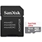 کارت حافظه microSDHC سن دیسک Ultra کلاس ۱۰ استاندارد UHS-I U1 سرعت ۸۰MBps ظرفیت ۱۶ گیگابایت به همراه آداپتور SD